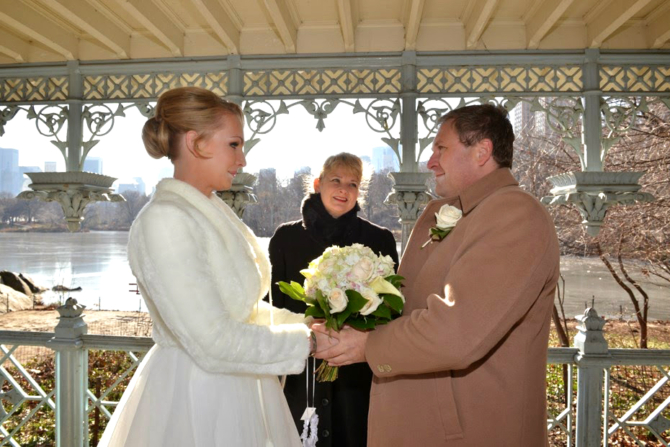 Ceremony with Flowers by: Steve Worth