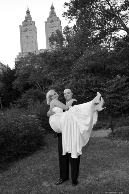 Lifting the Bride – San Remo in background by: Steve Worth