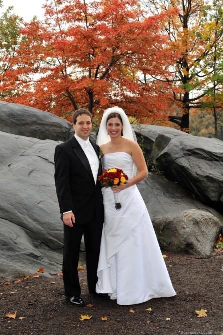 Bride and Groom in front of Hernshead by: Steve Worth