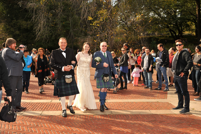Bride Walks Down the Aisle by: Steve Worth