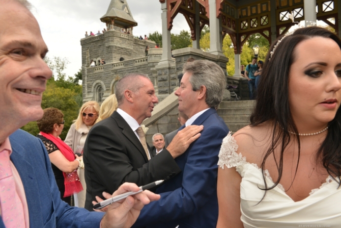 Candid with Groom Laughing by: Steve Worth